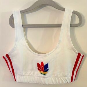 ADIDAS Sports Bra White XS NWOT